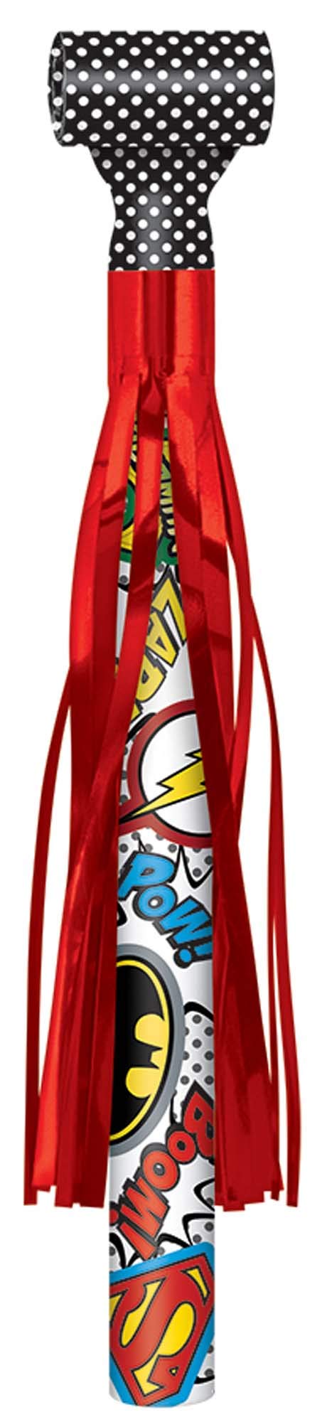 Justice League Comic Paper Blowouts with Fringe  8pc