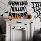 Quimoy Have A Killer Birthday Decorations, Halloween Banner Decorations, Halloween Decorations With 12 Pcs Bat Wall Sticker D  C