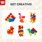 Toy Life 64 Pcs Magnetic Building Blocks For Toddlers Age 3-5 - Magnetic Blocks For Kids Ages 3-8 - Preschool Creative Stem Building Toys