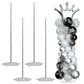 Balloon Arch Stand, Balloon Stand Set of 4, 7 Feet Height Adjustable Metal Balloon Column Stand for Party Decorations Wedding Bi