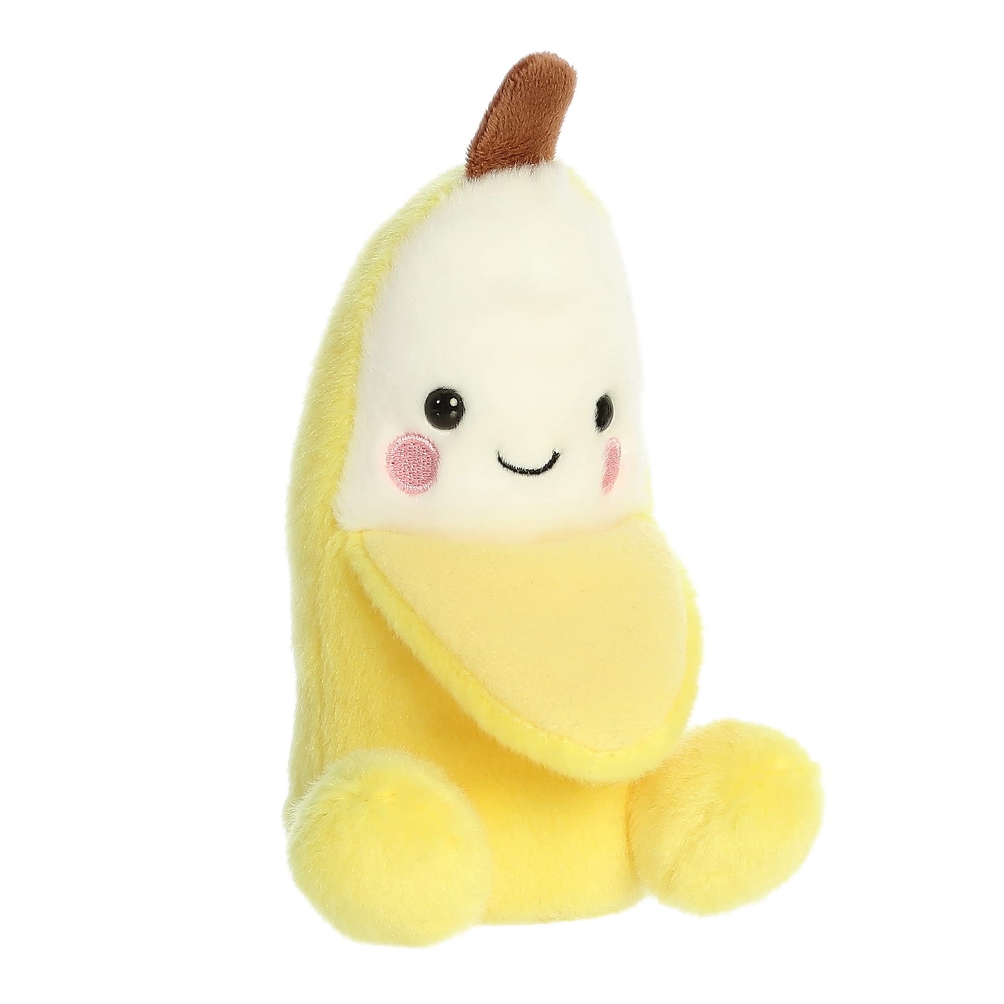 Aurora® Adorable Palm Pals™ Gwen Banana™ Stuffed Animal - Pocket-Sized Play - Collectable Fun - Yellow 5 Inches