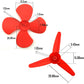 AOMAG DC Motors Kit for Kids, 159pcs Mini Electric Hobby Motor, Small, Plastic, Silver and Red, Model AOM256488K21