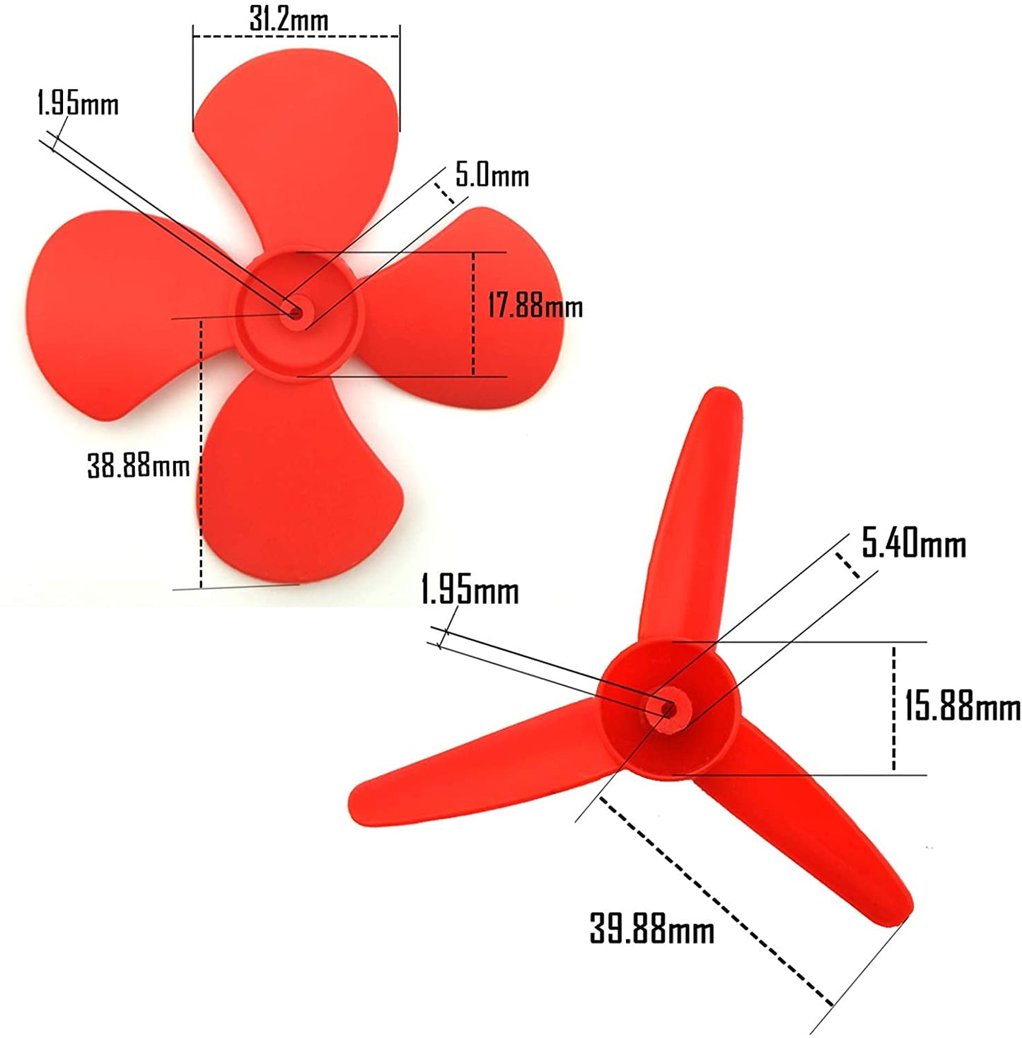 AOMAG DC Motors Kit for Kids, 159pcs Mini Electric Hobby Motor, Small, Plastic, Silver and Red, Model AOM256488K21