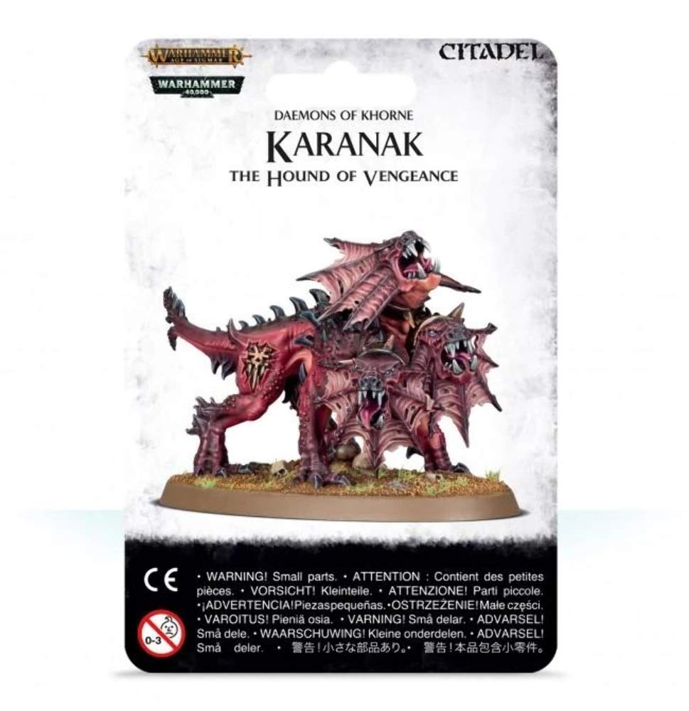 Games Workshop Warhammer Aos & 40K - Daemons Of Khorne Karanak, The Hound Of Vengeance