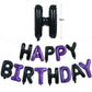 Toniful Happy Birthday Balloons Banner 16 Inch Mylar Foil Letters Birthday Sign Banner Bunting Reusable For Girls Boys Kids & Ad