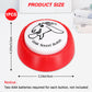 Cozymate Shrieking Goat Desk Toy Button For Men Women Funny Buttons With Goat Sound Prank White Elephant Gag Gifts For Office (Red, 1P)