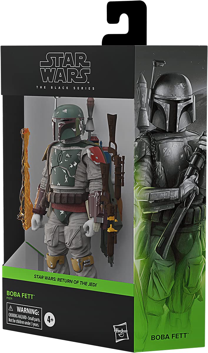 STAR WARS The Black Series Boba Fett 6-Inch-Scale Return of The Jedi Collectible Deluxe Action Figure for Kids Ages 4 and Up