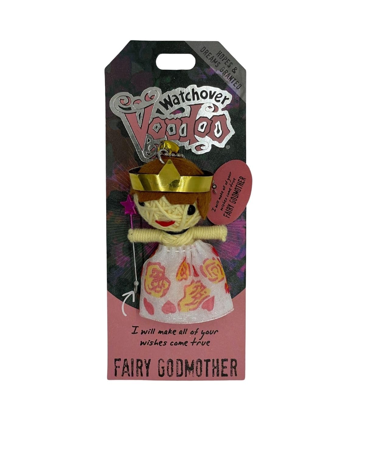 Watchover Voodoo 3-Inch Fairy Godmother Keychain - Handcrafted Gift To Bring Good Luck And Positivity Everywhere You Go