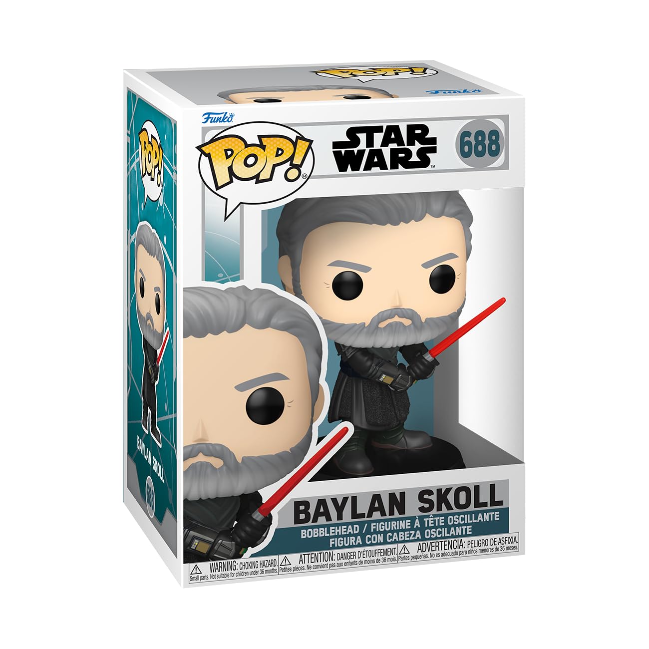 Funko Pop! Vinyl: Star Wars Ahsoka - Collectable Vinyl Figure - Gift Idea - Official Merchandise - For Kids & Adults - Tv Fans - Model Figure For Collectors And Display