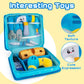 teytoy My 1st Toolbox Playset, Baby Tool Set for 1 Year Old, Pretend Play Construction Toy with Zippered Tool Box, Montessori St