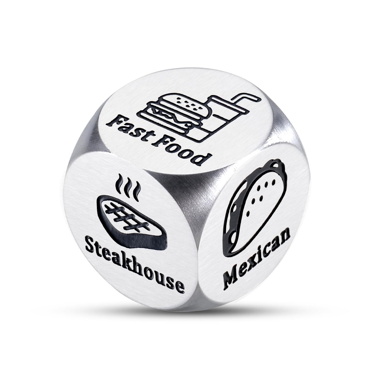 Valentines Day Anniversary Date Night Gifts Gifts for Boyfriend Girlfriend Husband Wife Food Decision Dice Decider for Him Her B