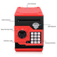 Adsoner Cartoon Piggy Bank, Electronic Atm Password Cash Coin Can Auto Scroll Paper Money Saving Box Gift For Kids (Red)