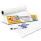 Clingers Dry Erase Kids Cling-rite Rolls, Portable Whiteboard, 50 ft roll, Sheet Size 20x30 for Kids Drawing and Planning, Scho