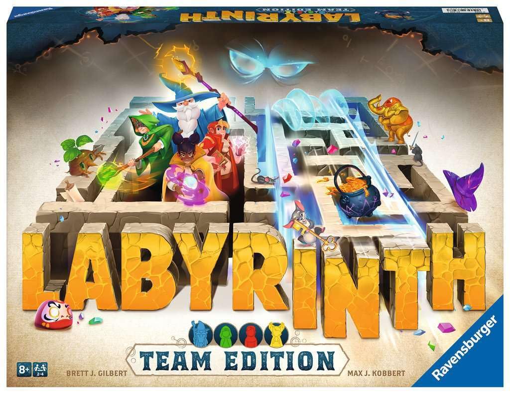 Ravensburger Labyrinth Team Edition Board Game for Kids & Adults, Cardboard, Ages 8+, Model 27328
