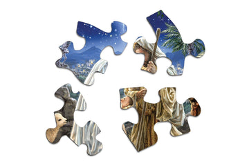 Springbok - Let Us Adore Him - 500 Piece Jigsaw Puzzle Illustration Of The Nativity Scene