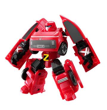 New Tobot, Mini Tobot Z, Youngtoys Transforming Collectible Vehicle To Robot, Heroes Animation Character Toys For Kids 3 And Up Transform Toys Cars, Mini Size 4-Inch