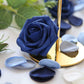 Floroom 500pcs Rose Petals Dusty Blue Navy Faux Silk Flower Petals for Wedding Flower Girl Basket Aisle Scatter Dinner Table Cen