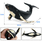 EOIVSH Soft Rubber Humpback Whale Toy, 14.2" Realistic Ocean Figure for Kids, Bath & Beach Fun, Plastic, Great Birthday Gift