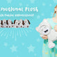 Whatsitsface Stuffed Animal With 6 Different Faces, Plush Toy For Boys Or Girls, Shows Its Emotions - Puppy Dog
