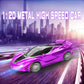 Yomwet RC Cars-Remote Control Car for Girl, 1:18 Scale Electric Remote Toy Racing, with Led Lights Rechargeable High-Speed Hobby