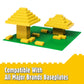Unirolic Classic Building Bricks, 100 Piece 2X4 Building Blocks Stem Creative Building Toys Compatible With All Major Brands, Moc Building Bricks Diy Play Set For Kids(Golden)