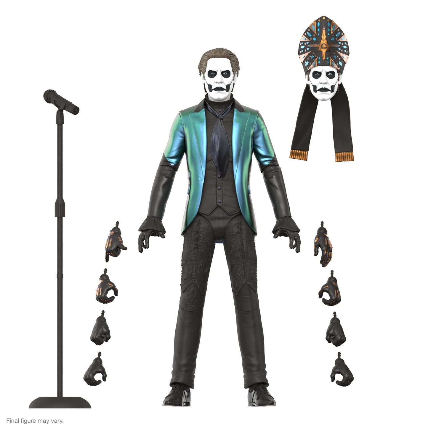 Super7 Ultimates! Ghost Papa Emeritus Iv - 7'' Ghost Action Figure With Accessories Heavy Metal Collectibles And Retro Toys