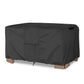 Square Sand Box Cover - Waterproof Dust Proof, Black - Fits 49L x 47W x 8.5H Box