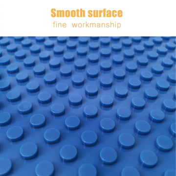 8 Pack Peel And Stick Baseplates, Stickers Baseplates, Compatible With All Major Brands - 10 Inch X 10 Inch (8 Blue)