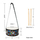 Musicube Kids Drum Set 8-Inch Wooden Drum Toys With An Adjustable Strap And 2 Drumsticks Educational Baby Musical Toys Drum Sens