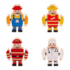 Urjix 4 Pieces Wooden Snap Building Toys Fine Motor Skills For Kids Children 3 4 5|Toys & Hobbies|Educational|Other Educational 