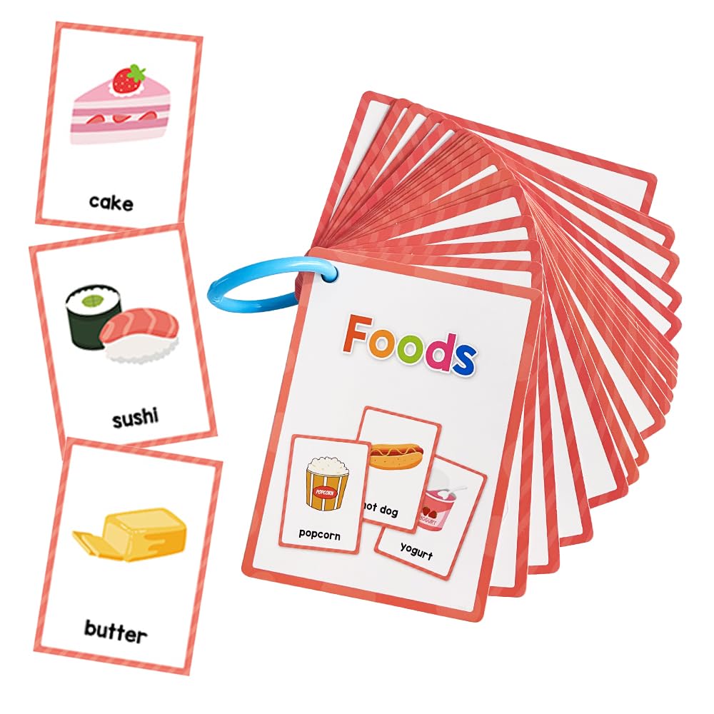 Lachilly Foods English Words Learning Flashcards, High Frequency Words, Beginning Reading, Kindergarten To 1St Grade, Esl Teachi