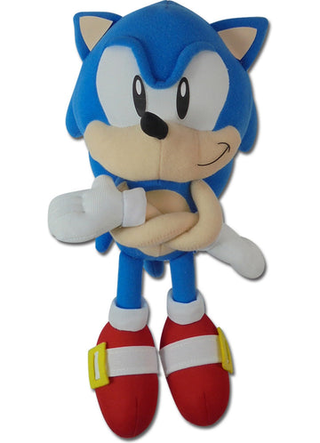 Great Eastern Entertainment Sonic Classic Plush - 10" Sonic The Hedgehog, Blue, Polyester, Model 471976