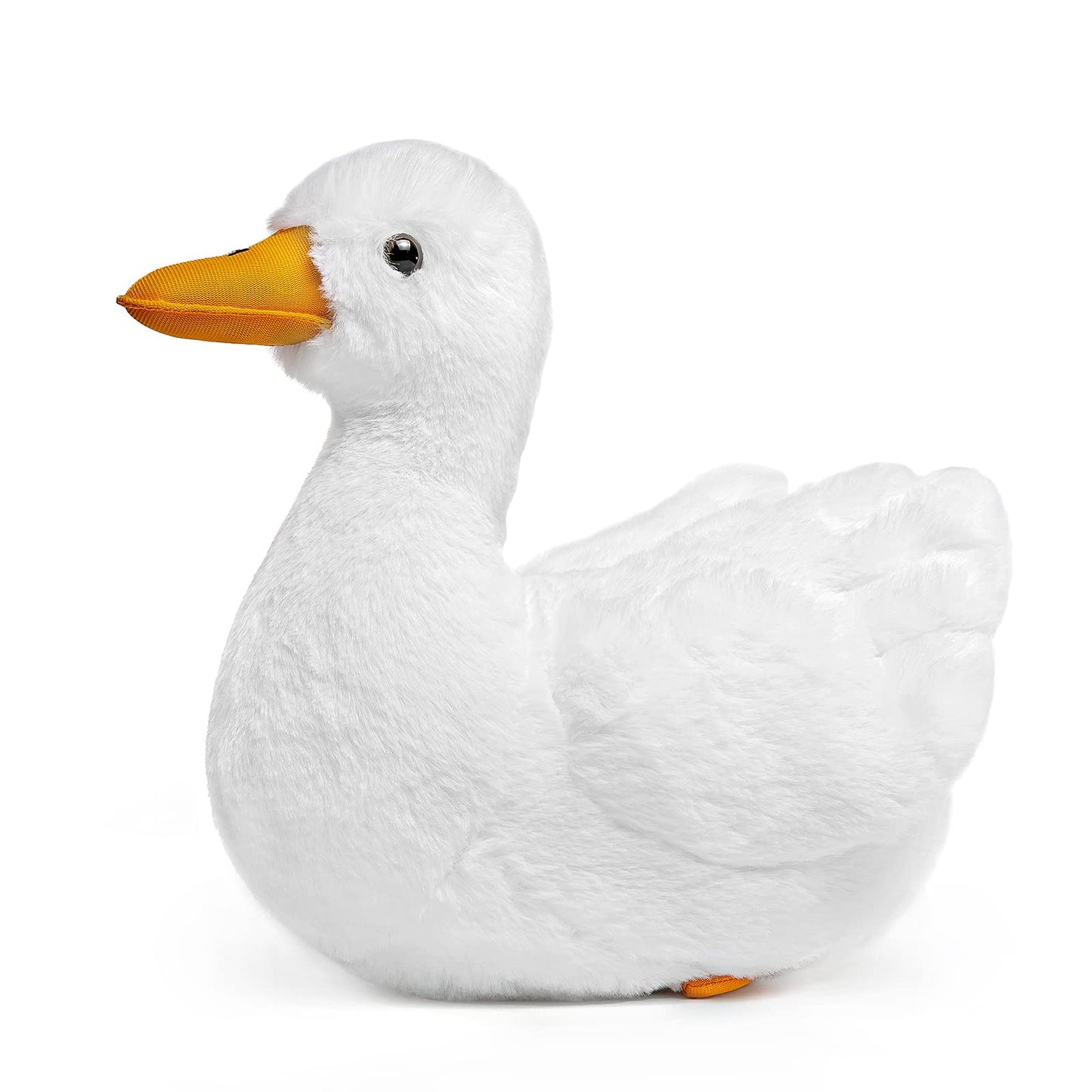 ZHONGXIN MADE 12" Cole Duck Plush Toy - Soft White Stuffed Animal for Kids