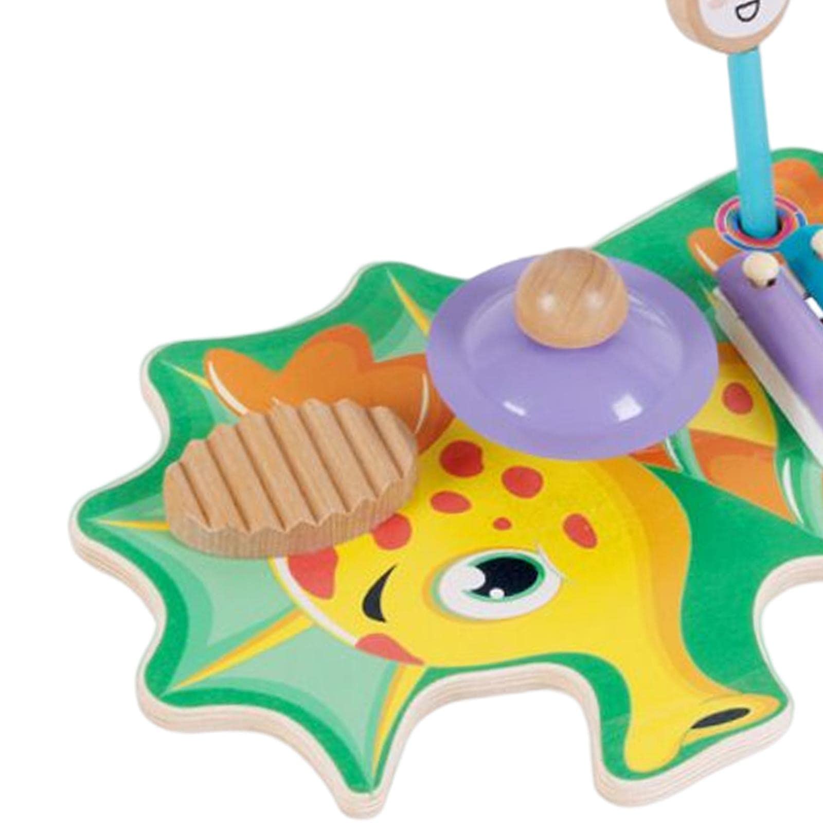 Fashion My Day Wooden Xylophone Toy With 2 Gavels Sea Shape For Living Room Boy Girls