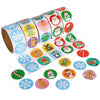 500 PC Holiday Stickers ROLL ASST