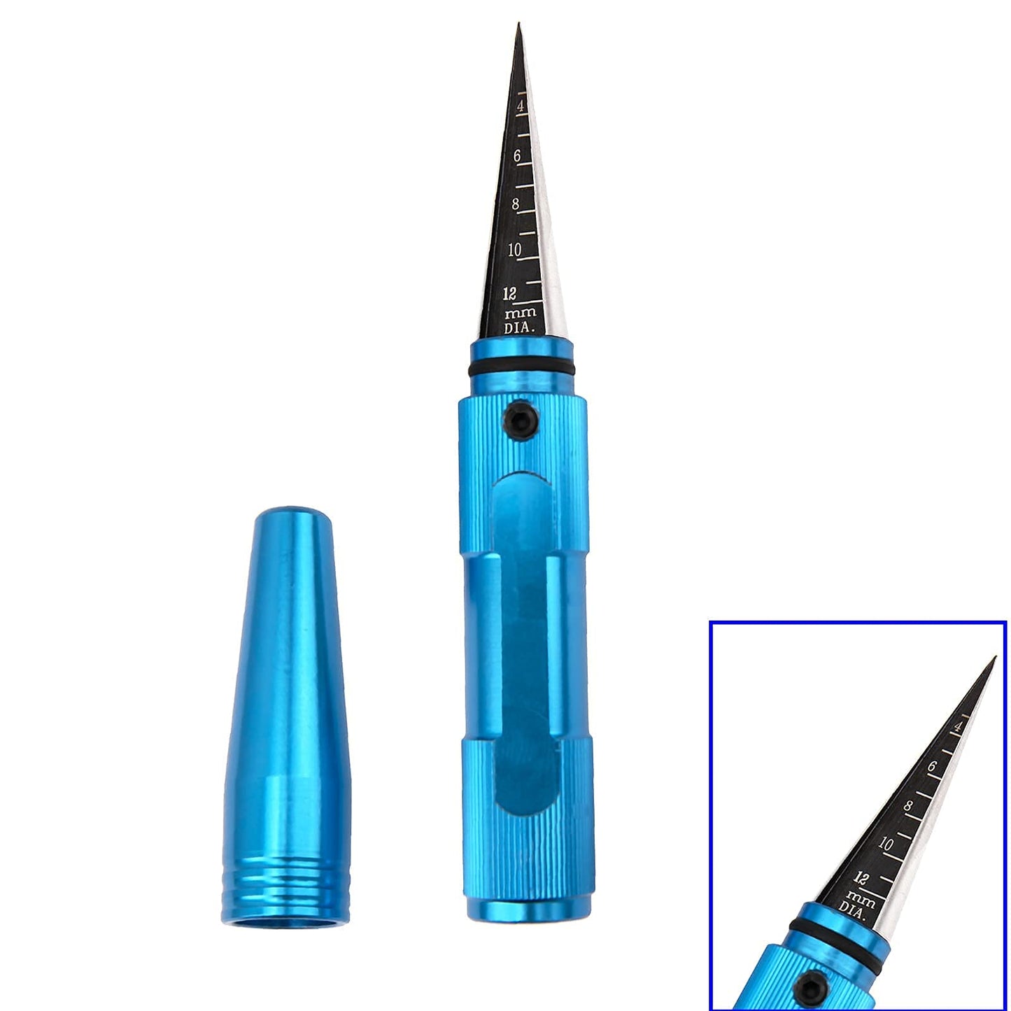 ShareGoo RC Hole Puncher Reamer,RC Body Reamer with Sleeve 0-14mm Compatible with Traxxas Axial HPI HSP RC Car Body Shell Boat H