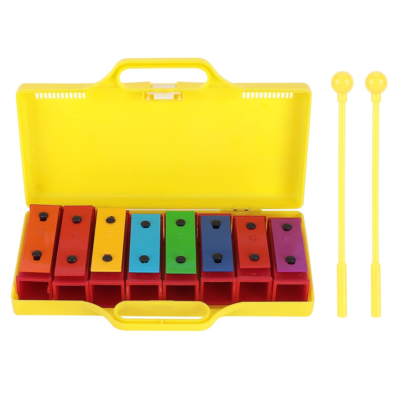 Kids Xylophone, Educational Glockenspiel 8 Note Xylophone Pleasant Sound For Children