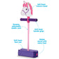 Kidoozie Foam Unicorn Pogo Jumper - Fun Indoor & Outdoor Toy for Kids 4+ - Multi Color - Model G02447