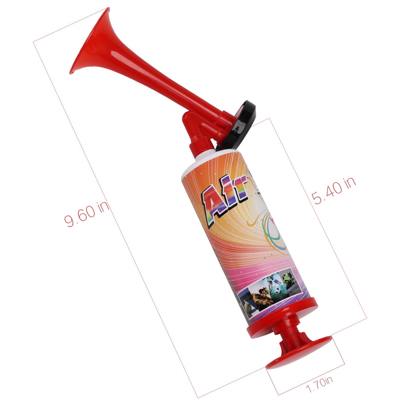 Aolihan Noise Makers Prank Kit, Set Of 2 Mini Air Horns, Loud Sound Non-Toxic Party Horns For Children, Fun Birthday Party Favors And Goodie Bag Fillers For Kids (Mini Handheld Air Horn 2Pcs)