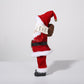 Uten 12'' Santa Claus Decorations, Christmas Standing Figurine Ornaments With Blessing Letter And Gifts Bag For New Year Christm