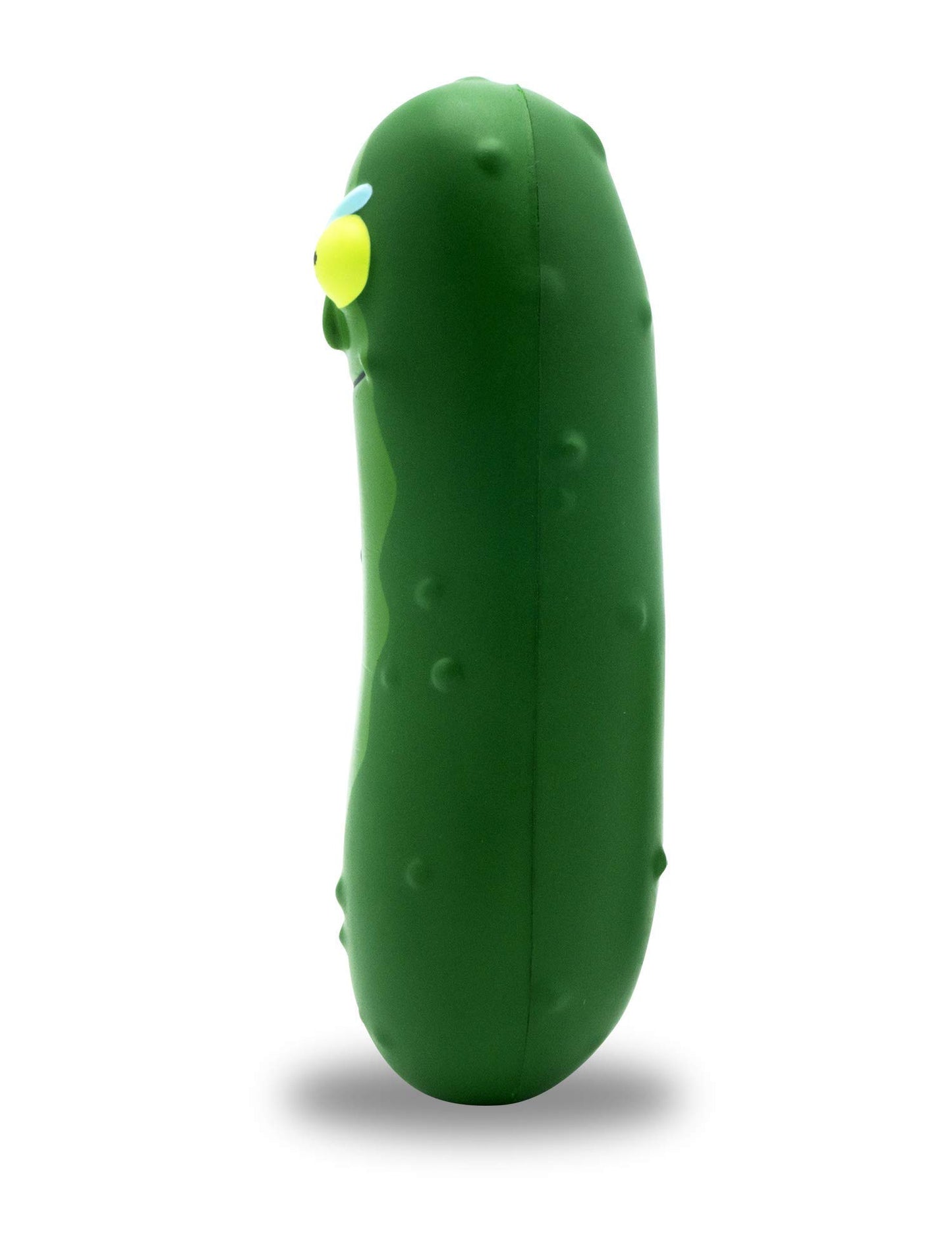 Just Toys LLC Rick & Morty Pickle Rick Mega SquishMe Plush - 6" Slow-Rising Foam Stress Toy, Green, Small