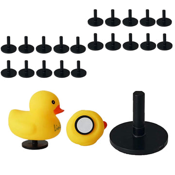 20Pcs Duck Plug - Rubber Duck Mount,Flock Locker Rubber Duck Holder For Jeep Dash And Fixed Display,Gift For Jeep Loverincludes