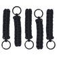 Bubbasgaragetv - Large Heavy Duty Paracord Zipper Pulls (Black)
