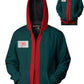 xingyueshop Hoodie Sweatshirt Full Zipper Jacket Coat Cosplay Costume for Kids