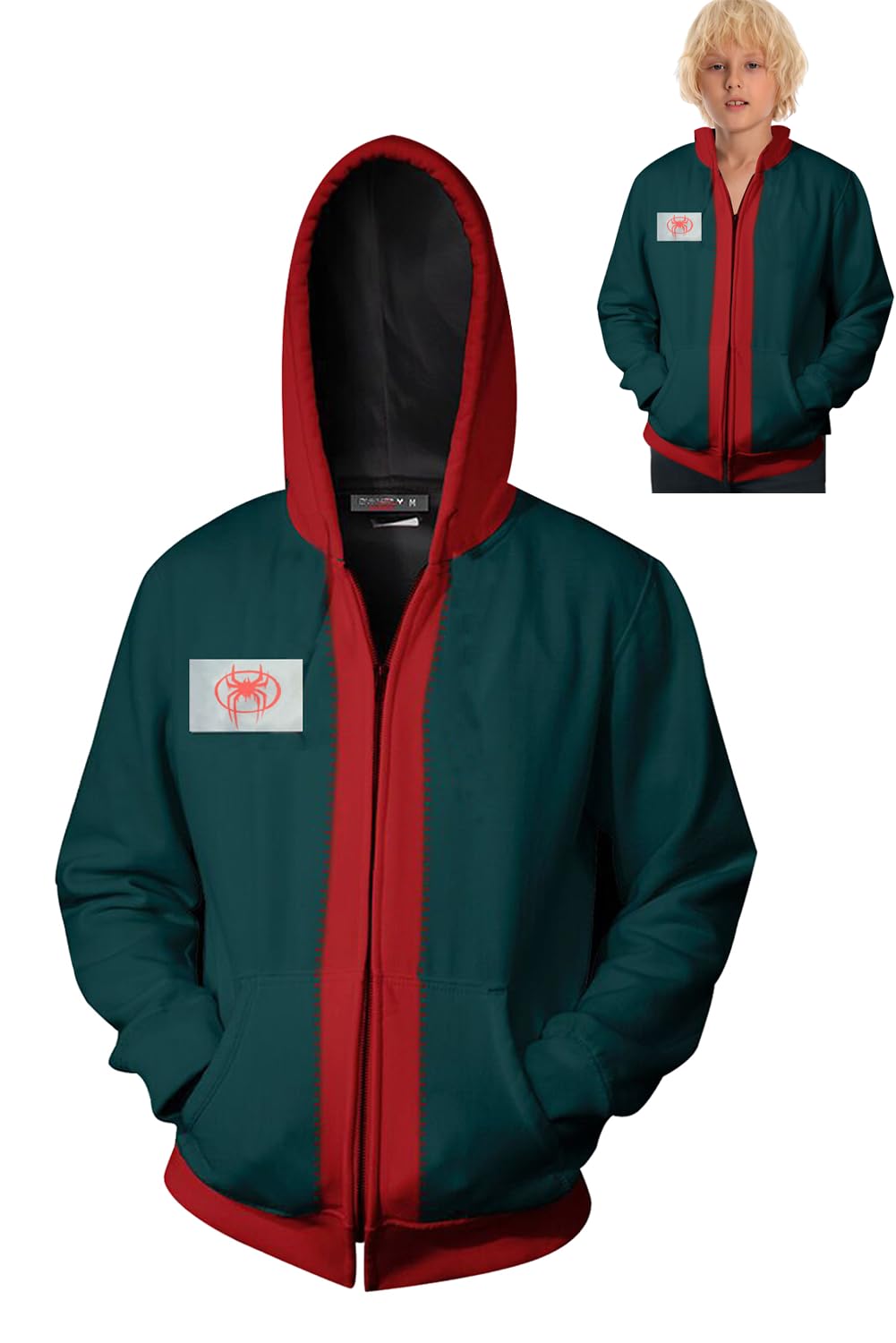 xingyueshop Hoodie Sweatshirt Full Zipper Jacket Coat Cosplay Costume for Kids