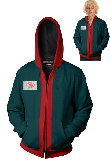 xingyueshop Hoodie Sweatshirt Full Zipper Jacket Coat Cosplay Costume for Kids