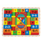 Merishopp 52Pcs Eva Soft Building Blocks Set Stacking Game Math Toys For Kids Toddler|1 Wooden Building Blocks Set