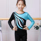 Baohulu Leotard For Toddler Girls Gymnastics Shorts Sparkle Embroidery Tank Biketards One Piece B196_Blackblue_100