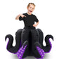 Inflatable Costumes for Kids Octopus Halloween Costume Girls Funny Octopus Blow Up Costumes Animals Cartoon Cosplay Party