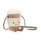Jellycat Amuseables Coffee-To-Go Plush Bag, 8 Inches | Crossbody And Shoulder Purse | Fun And Unique Handbag